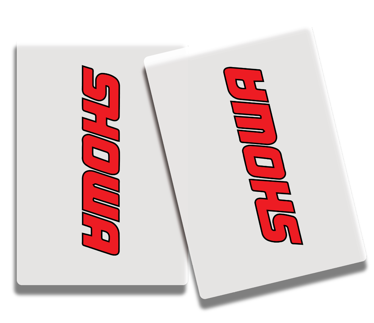 Clear Fork Wraps (SHOWA - Black Outlined)