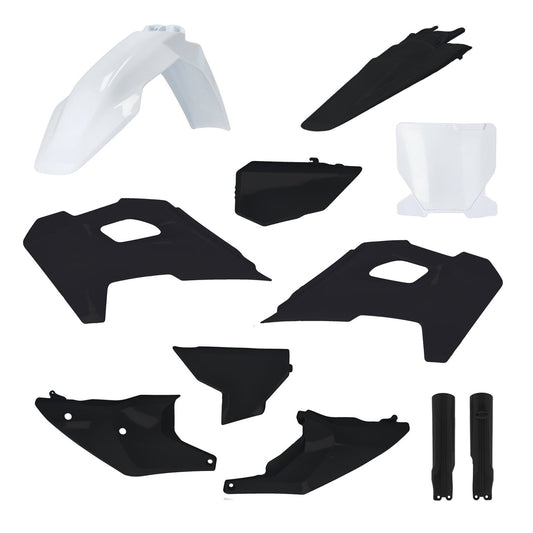 HUSQVARNA TC FC 23-24 WHITE BLACK PLASTIC KIT (iPLASTIX)